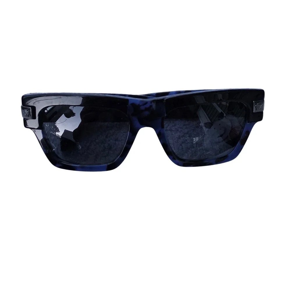 Versace 4464 Frames‎ Blue Tortoise Rectangular Medusa Logo Italy 5458/87 55mm